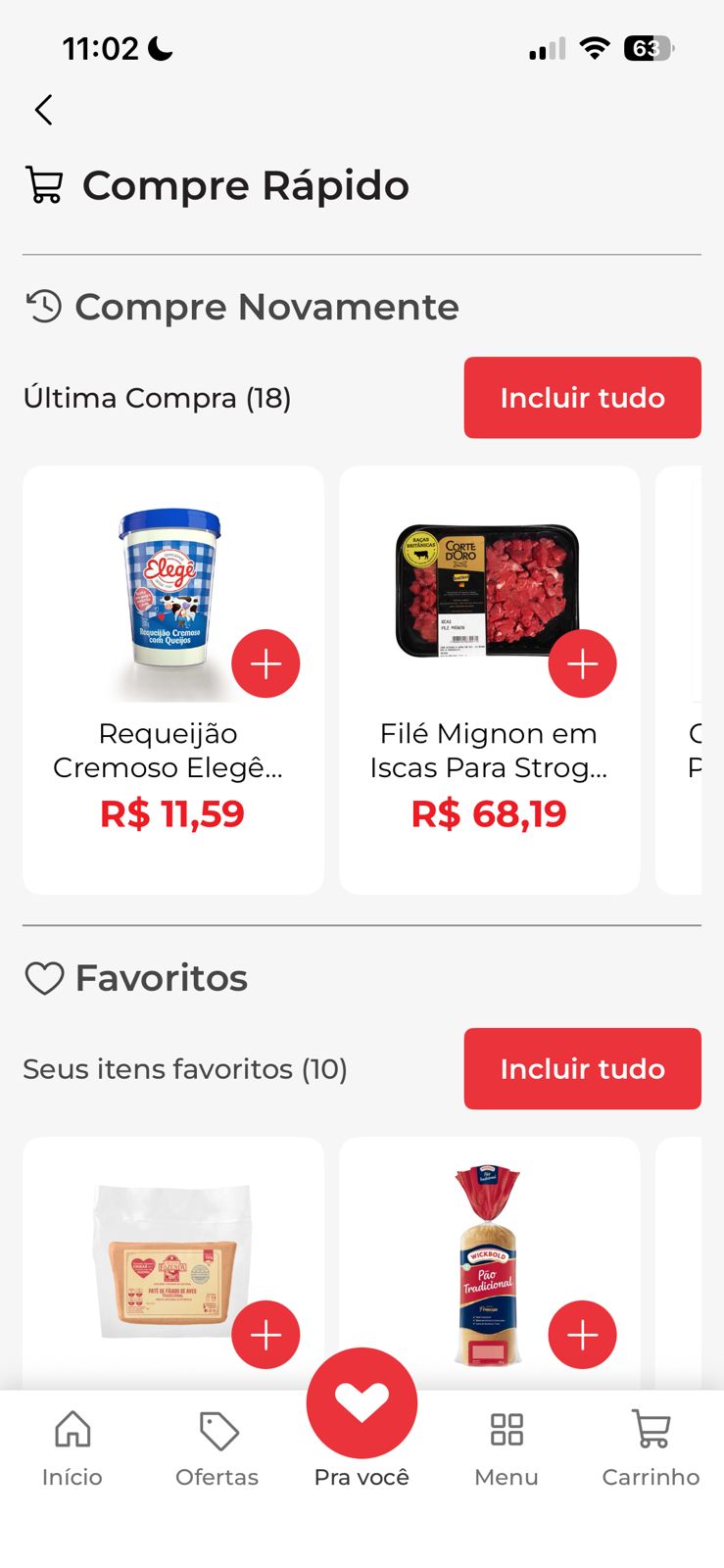 Agilidade de compras